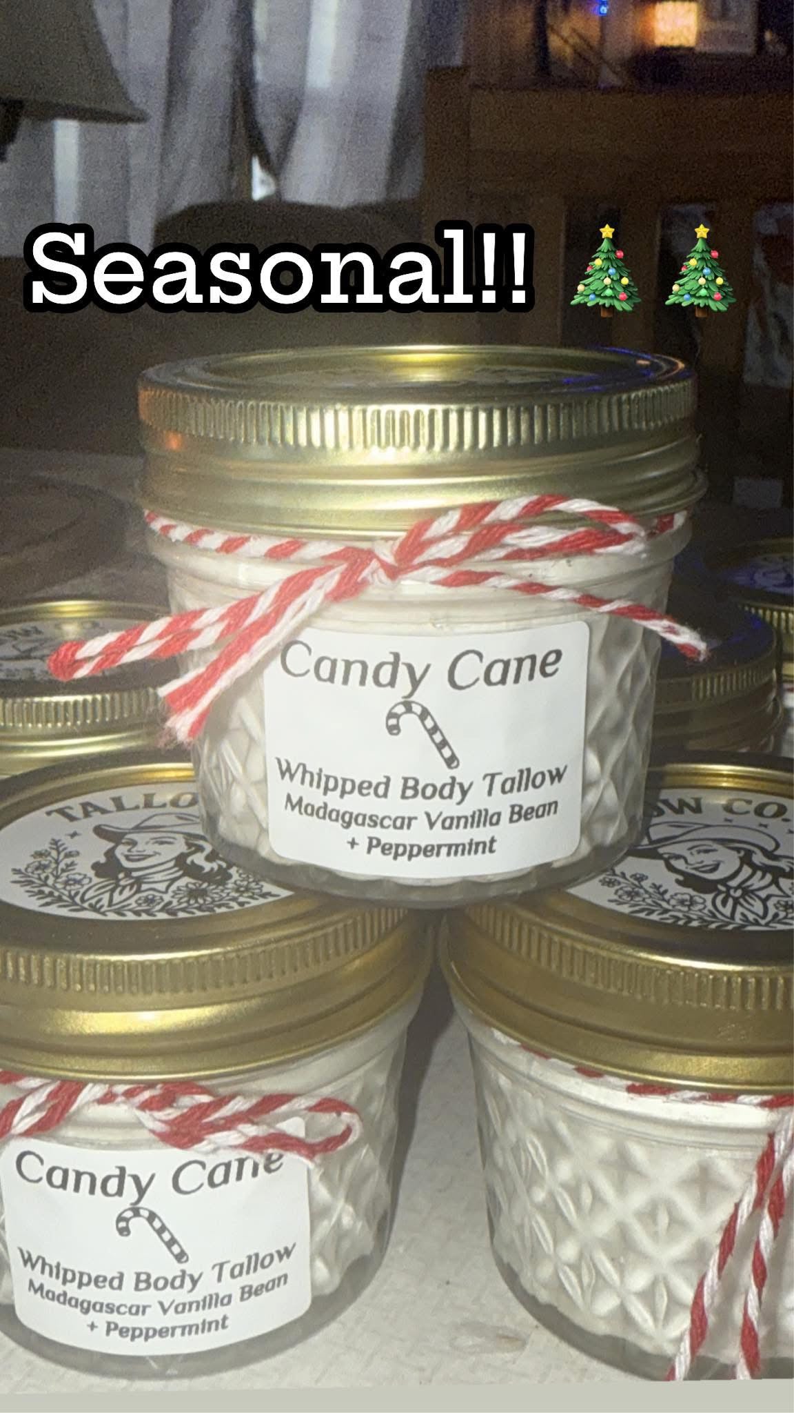 Candy Cane Whipped Tallow