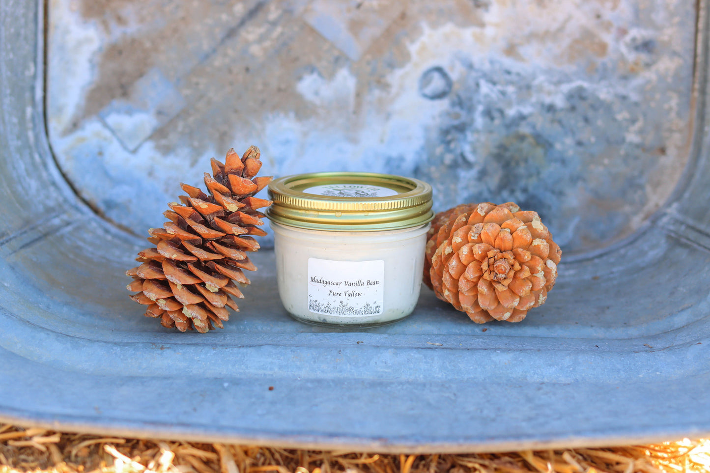 Madagascar Vanilla Bean Whipped Tallow 8oz.